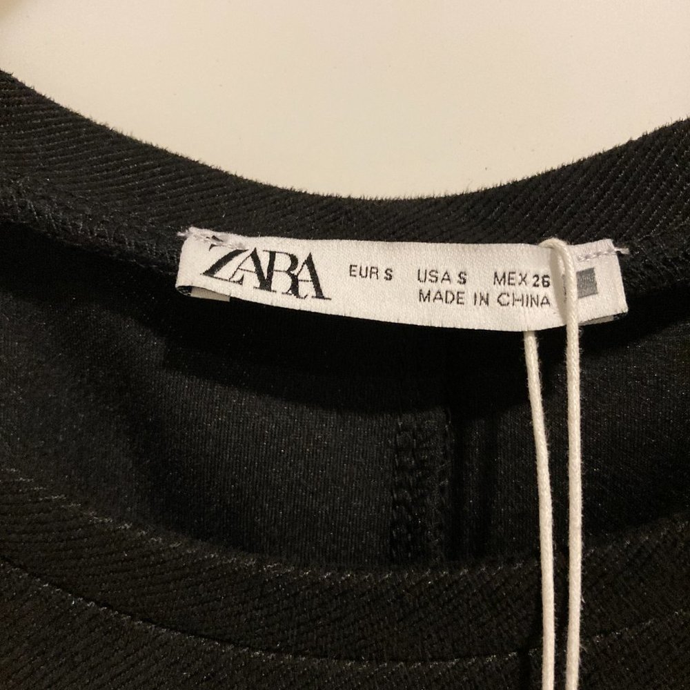 ZARA BLACK DRESS - Picture 2 of 4